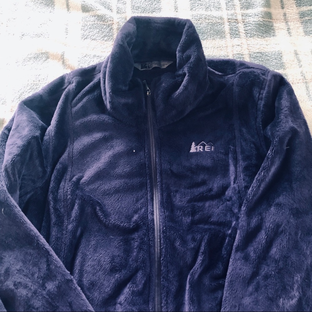 REI co-op super soft minky fleece jacket